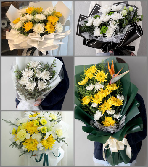 河南南阳镇平县马庄乡黄楝扒村白事花束代送